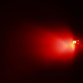 LED oválná 5,2x3,8mm červená 1100mcd/(70/40°) transparentní Hebei 774MR2T-S