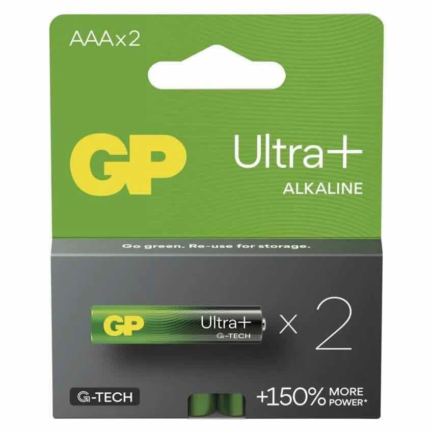 Levně Alkalická baterie gp ultra plus lr14 (c), 2 ks v krabičce