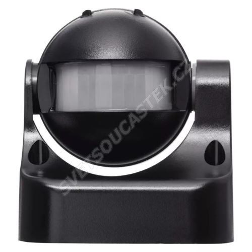 PIR senzor (pohybové čidlo) IP44 1200W černá barva EMOS G1125