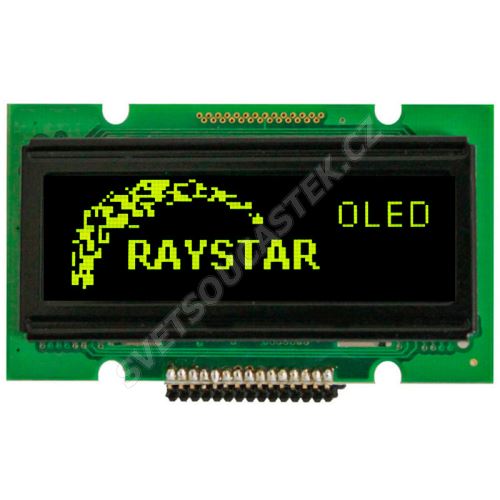 Grafický OLED displej Raystar REG007616AYPP5N00000
