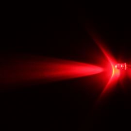 LED 5mm červená 12000mcd/13° čirá Hebei 510PR2C