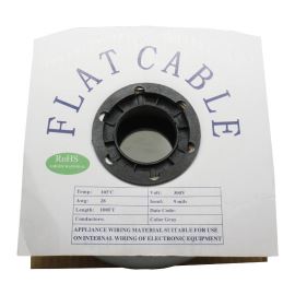 Plochý kabel AWG28 10 žil licna rozteč 1,27mm PVC šedá barva