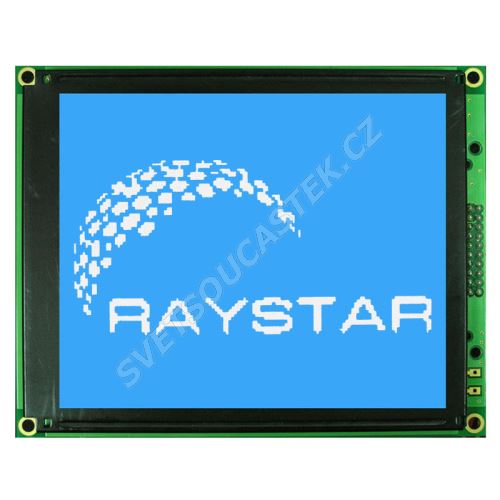 Grafický LCD displej Raystar RG160128A-BIW-V