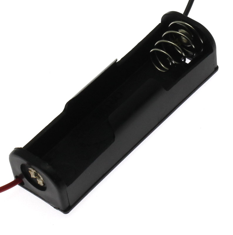 Levně Pouzdro pro baterie 1xaa s vodiči 150mm 1.5v comf bh311-1a