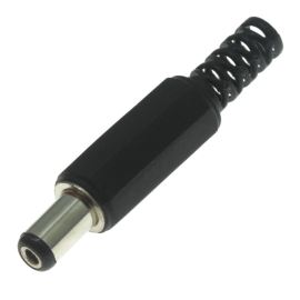 Napájecí konektor souosý 5.5/2.1mm zásuvka přímá na kabel PC-2.1/5.5