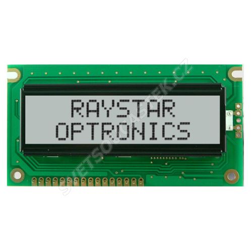 Alfanumerický LCD displej Raystar RC1602A-FHW-ESV