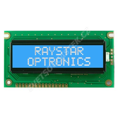 Alfanumerický LCD displej Raystar RC1602A-BIW-ESV