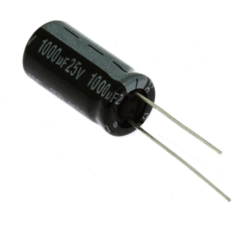 Levně Elektrolytický kondenzátor radiální e 1000uf/25v 10x20 rm5 85°c jamicon skr102m1eg21m