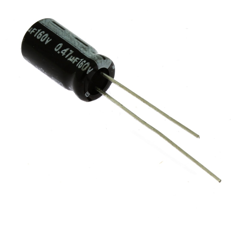 Levně Elektrolytický kondenzátor radiální e 0.47uf/160v 6.3x11 rm2.5 85°c jamicon skrr47m2ce11m