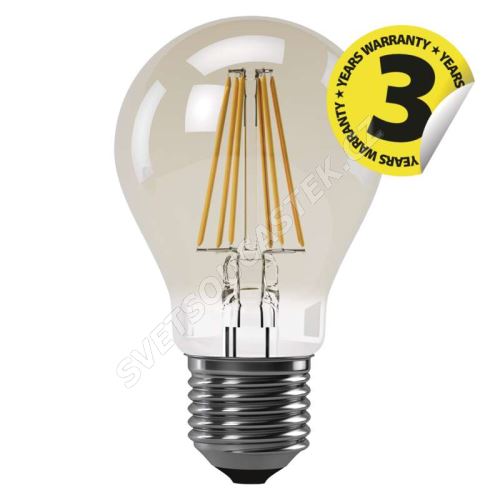 LED žiarovka Vintage A60 4W / 360 ° teplá biela E27 / 230V Emos Z74301