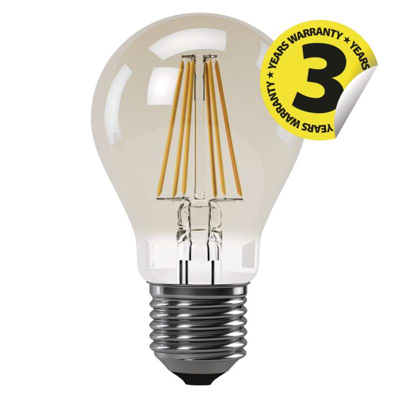 LED žárovka Vintage A60 4W/360° teplá bílá E27/230V Emos Z74301
