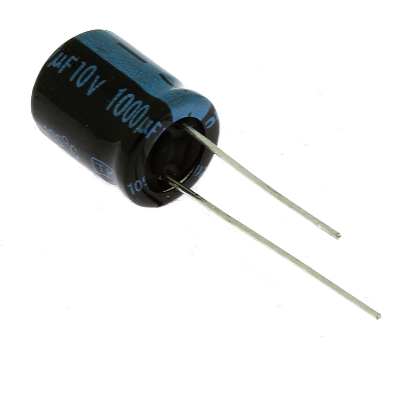 Levně Elektrolytický kondenzátor radiální e 1000uf/10v 10x12.5 rm5 105°c jamicon tkr102m1agbcm