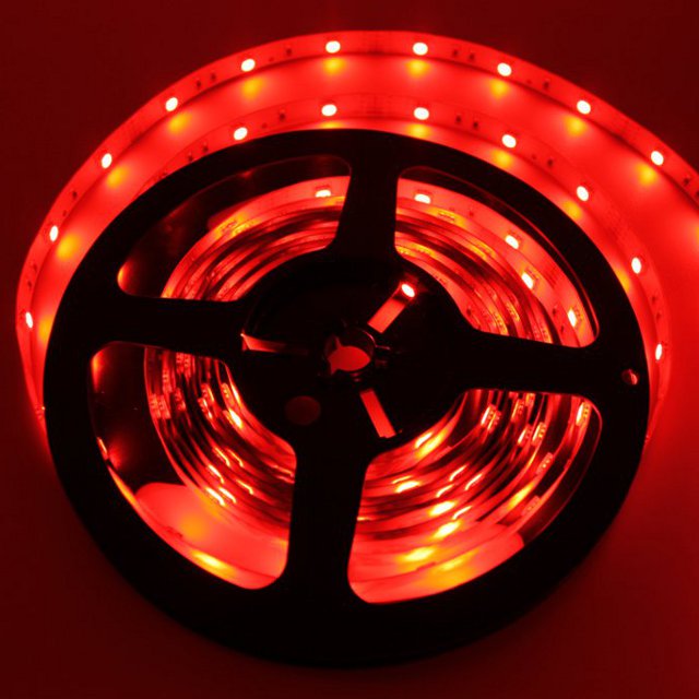 LED pásek červená délka 1 metr, SMD 5050, 30LED/m - nevodotěsný STRF 5050-30-R