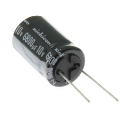Elektrolytický kondenzátor radiální E 6800uF/10V 16x25 RM7.5 105°C Nichicon UVZ1A682MHD