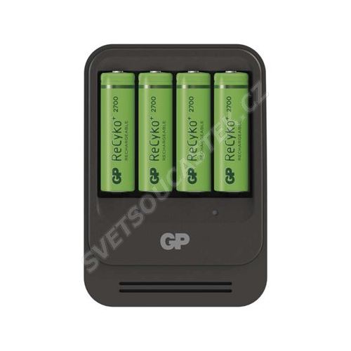 Inteligentní nabíječka baterií GP PB570 + 4AA GP ReCyko+ 2700mAh