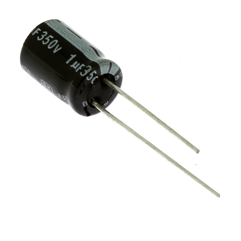 Levně Elektrolytický kondenzátor radiální e 1uf/350v 8x11.5 rm3.5 85°c jamicon skr010m2vfbbm