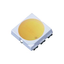 LED SMD PLCC6 teplá bílá 2500mcd/120° 3 čipy Hebei PLCC6MW3C-3C