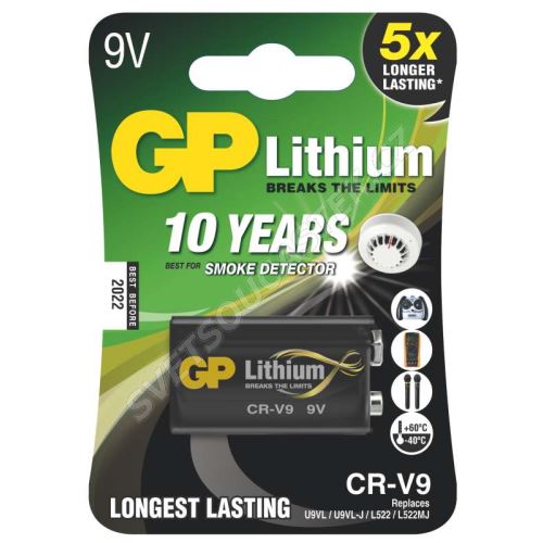Lítiová batéria GP CR-V9, 1 ks v blistri