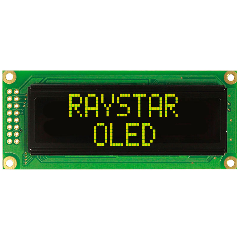 Levně Alfanumerický oled displej raystar rec001602cypp5n00000