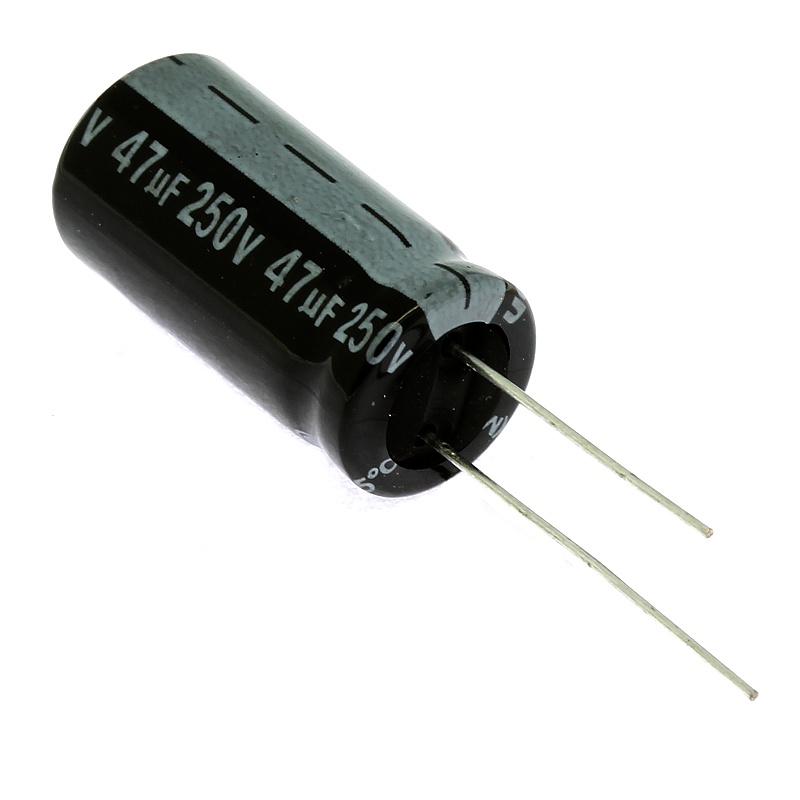 Levně Elektrolytický kondenzátor radiální e 47uf/250v 13x26 rm5 85°c jamicon skr470m2ej26m