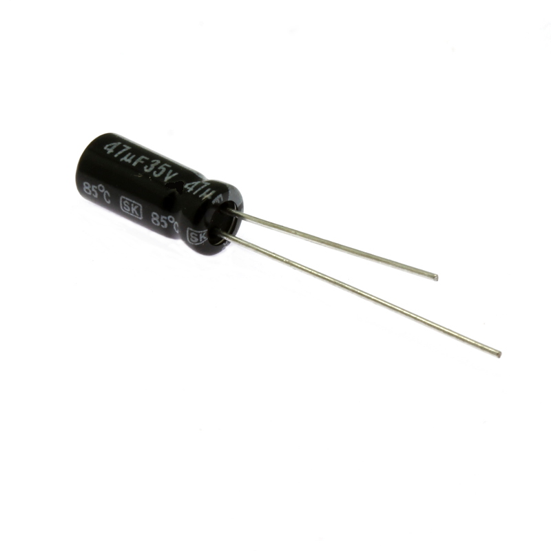 Levně Elektrolytický kondenzátor radiální e 47uf/35v 5x11 rm2 85°c jamicon skr470m1vd11m