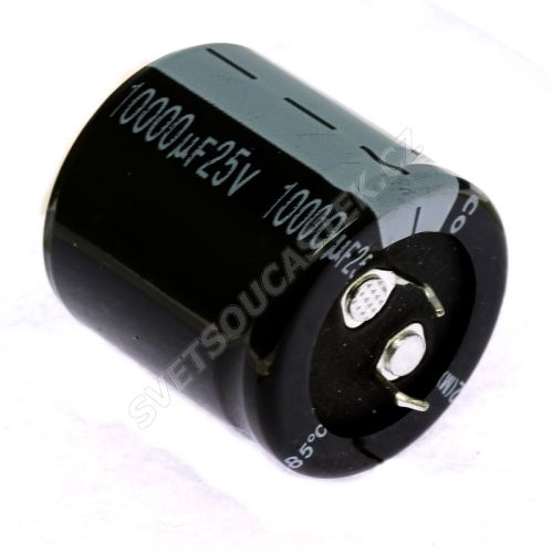 Elektrolytický kondenzátor Snap-in E 10000uF/25V 30x30 RM10 85°C Jamicon LPW103M1EP30M