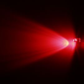 LED 5mm červená 4000mcd/65° čirá Hebei 560PR2C