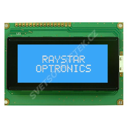 Alfanumerický LCD displej Raystar RC1604A-BIW-ESV
