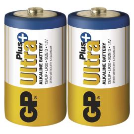Alkalická batéria GP Ultra Plus LR20 (D), 2 ks v blistri