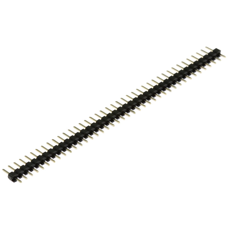 Levně Lámací kolíková lišta jednořadá 40 pinů rm2mm pozlacená přímá connfly ds1025-01-1*40p8bv1
